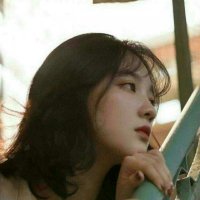 韩国清纯长发女生头像