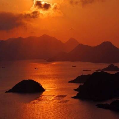 日出微信头像唯美图片 清晨海边日出图片
