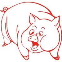 猪头像图片大全可爱卡通