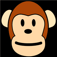 卡通猴子头像图片